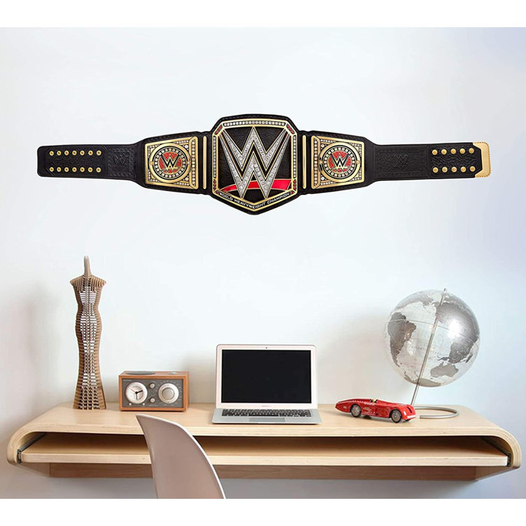 Themed WWE Title Belt Wall Sticker Wayfair.co.uk